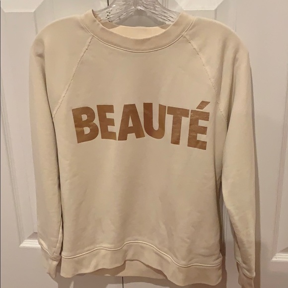 Jcrew Small crewneck Beaute sweatshirt - Picture 2 of 4
